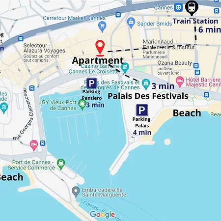 Luxurious Apt - Beach - Palais Des Festivals 2 Min Apartmán